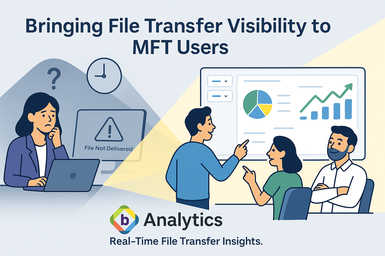 Empowering Business Users with File Transfer Insights: Solving the Visibility Gap in MFT with Backflipt Analytics